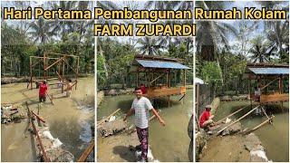 Hari pertama pembangunan rumah kolam FARM ZUPARDI