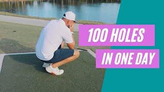 I PLAYED 100 HOLES  IN ONE DAY  100 Hole Hike for Youth On Course