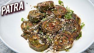 Homemade Gujarati Patra Recipe - How To Make Patra At Home - Traditional Gujarati Patra - Varun