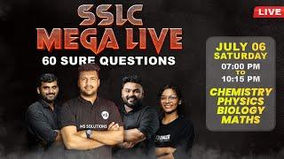 SSLC MEGA LIVE  60 SURE QUESTIONS  MS SOLUTIONS 