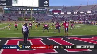 Texas Tech’s 100+ yard Punt  West Virginia vs. Texas Tech 2020 Highlights