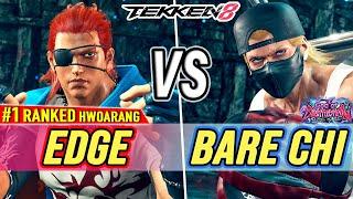 T8  EDGE #1 Ranked Hwoarang vs Bare Chi Steve  Tekken 8 High Level Gameplay