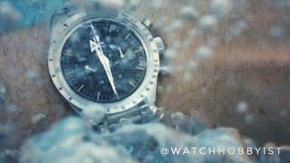 Underwater with the iPhone X Jacuzzi bubbles with the Omega Speedmaster 60th Anniversary 1957