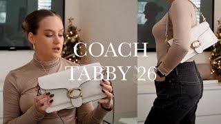 COACH TABBY 26 SHOULDER BAG  review unboxing and try-on