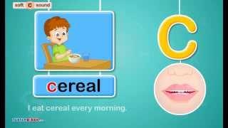 Learn to Read  Consonant Letter Sound Soft c - *Phonics for Kids* - Science of Reading