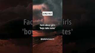 Facts About Girls  Boys Take Notes #shorts #psychologyfacts #subscribe