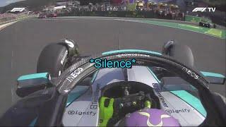 Lewis Hamilton Not Responding to His Engineer Post-Race