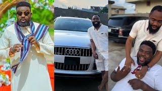 ACTOR KUNLE AFOLAYANS BROTHER AREMU AFOLAYAN GIFTS WOLI AROLE BRAND NEW JEEP