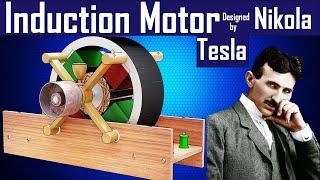 Induction Motor designed by Nikola Tesla  Induction Motor  nikola tesla inventions