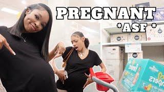 we went out in public PREGNANT FOR 24HRS and it went like …