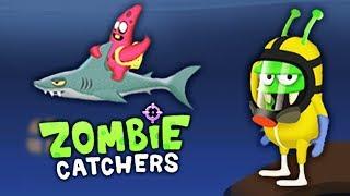 ЗОМБИ ПАТРИК АУ Неуловимый ЗОМБИ-КОРОТЫШКА Мульт игра Zombie Catchers