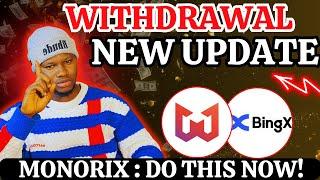 Monorix Airdrop Distribution Update  What you need to know about Monorix Airdrop  Monorix Withdraw