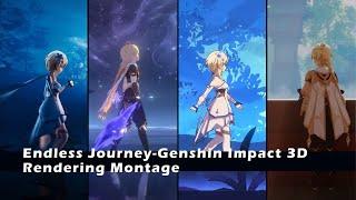 HoYoFair  Endless Journey - Genshin Impact 3D Rendering Montage