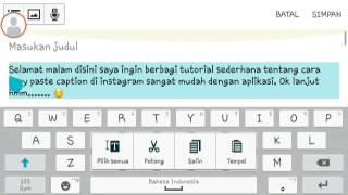 Cara mudah copy caption instagram dengan aplikasi