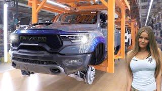 ▶️RAM 1500 TRX Assembly Producing Full-size PickUp US Truck - Manufacturing process