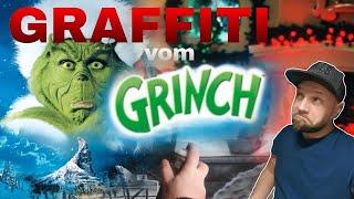 ICH zeige euch DEN GRINCH den ich an der HALL OF FAME GEMALT habe.