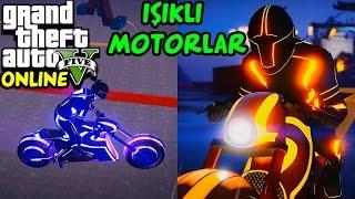 IŞIKLI MOTORLARLA 4 KİŞİ KAPIŞMA  GTA 5 ONLINE