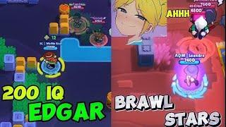 200 IQ EDGAR FUNNY MOMENT  BRAWL STARS