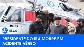 Presidente do Irã morre em acidente de helicóptero  #SBTNewsnaTV 200524