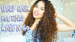 My Curly Hair Routine - Wash N Go Lana Summer