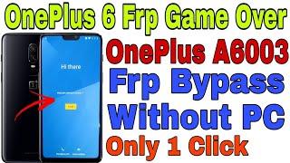 OnePlus 6 A6003 Frp BypassUnlockRemove Without PC 2022  @RamuMobileSolution