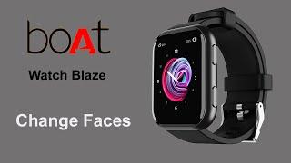 How to Change faces of Boat Watch Blaze