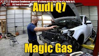 How to repair and replace a 2017 Audi Q7 Condenser DIY Help