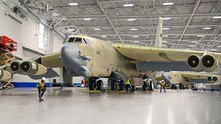 Inside US Air Force Largest Facility Restoring Broken B-52 Bomber