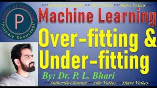 3. ML Over fitting & Under fitting