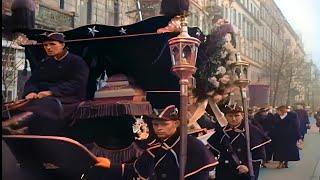 Poland Warsaw 1930s in color 60fps Remastered wsound design added