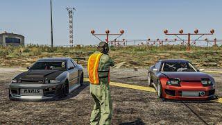 GTA 5 Online - Drag Racing  With  Speed Glitch