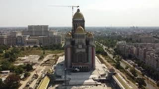 Peoples Salvation Cathedral #2 By Drone or Catedrala Mantuirii Neamului - Bucharest Romania - ECTV