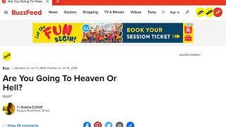 bj does are you going to heaven or hell quiz