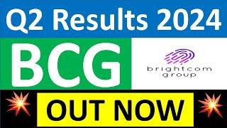 BCG Q2 results 2024  BCG Q3 results today BCG Share News  BCG Share latest news  Brightcom Share