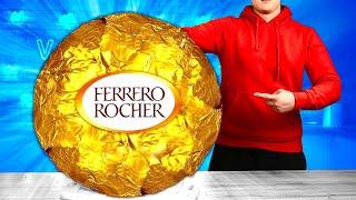Riesen Ferrero Rocher  Wie man die weltgrößten DIY Ferrero Rocher macht von VANZAI KOCHEN