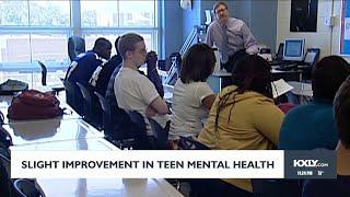 Slight improvement in teen mental health