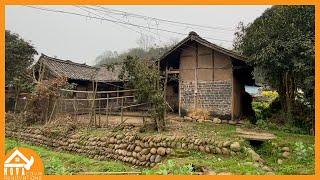 Leaving City  A Poor Man Renovates an old Abandoned House by the River  Transforming the Garden