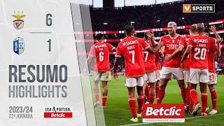 Resumo Benfica 6-1 Vizela Liga 2324 #22