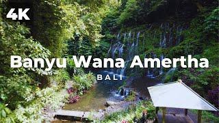 Banyu Wana Amertha Waterfall Bali Indonesia - 4K