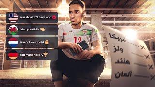 بیکام لجند مهدی صعود تیم ملی ایران و مرحله حذفی جام جهانی در PES 21️