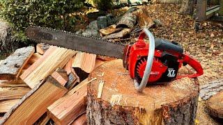 Homelite Super XL - A Hard Pullin Vintage Firewood Chainsaw