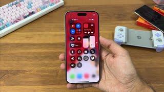 Apple iOS 18 First Look - HomeScreen Customisation + Control Centre