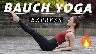 Bauch Yoga Express  12 Minuten effektives Bauchtraining  Yoga x Pilates Core Workout 