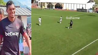 Luis Guilherme First Debut For West Ham United VS Ferencvaros