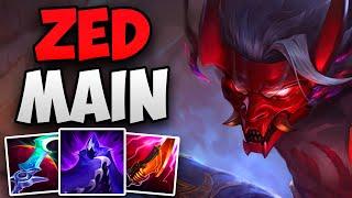 ZED MAIN CARRIES IN KOREAN CHALLENGER  CHALLENGER ZED MID GAMEPLAY  Patch 14.8 S14