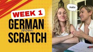 German from Scratch  Week 1 of Beginner A1 German Language Lessons with Janine and Gen