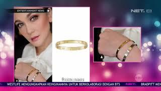 Luna Maya Memamerkan Dress dan Gelang Dengan Harga Mahal