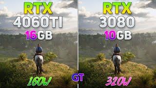 RTX 4060Ti 16GB vs RTX 3080  Gaming Benchmark  Test in 12 Games 