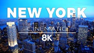 New York 8K VIDEO ULTRA HD WITH CINEMATIC SOUND - 60 FPS - 8K COLORS