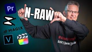 Ultimativer Nikon N-RAW Workflow für Premiere Pro Final Cut Pro CapCut MAGIX & Mehr